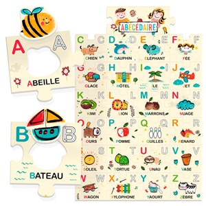 Puzzle abécédaire géant