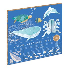 Coffret animaux marins à assembler