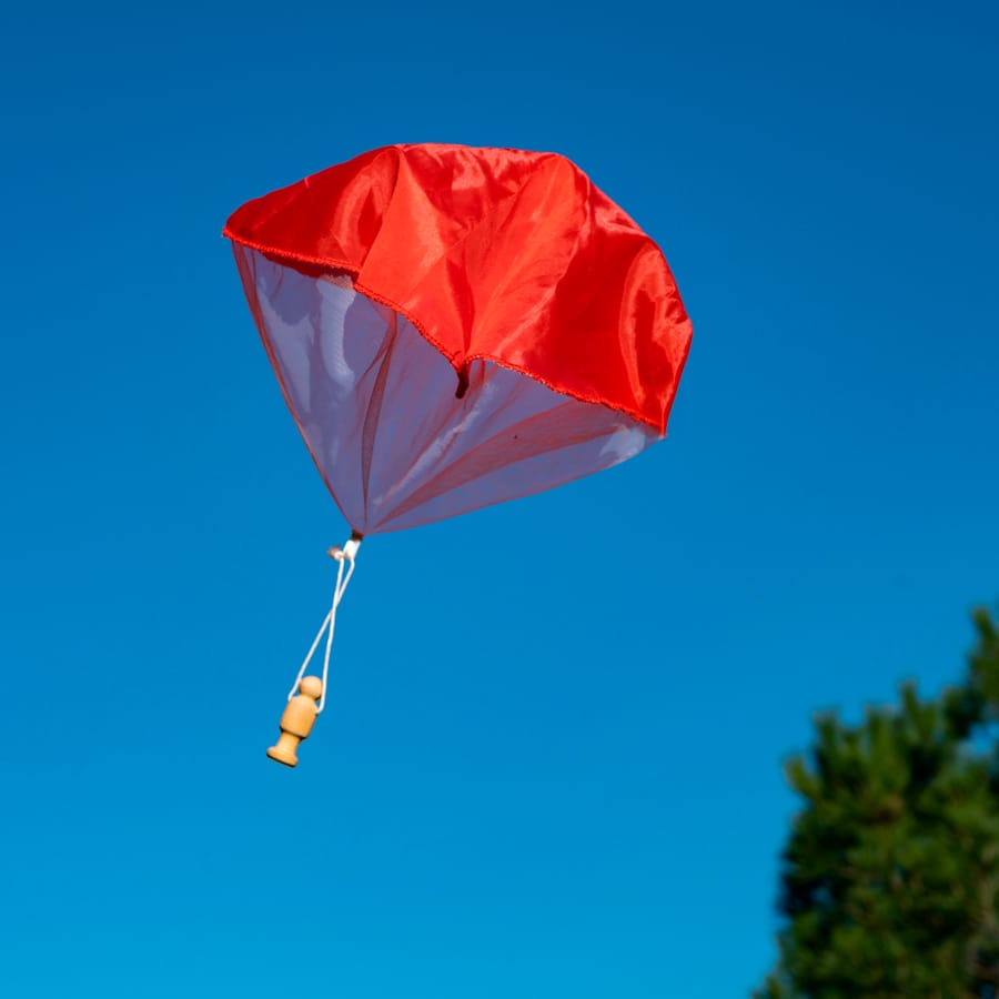 Jeux enfants Parachute jouet Jeu anniversaire enfant exterieur Parachute jeu
