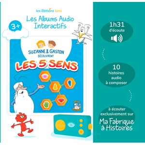 Album audio Les 5 sens Lunii