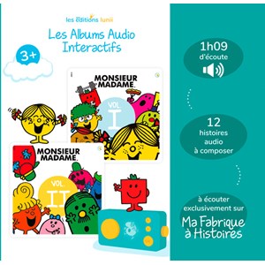 Albums audio Monsieur Madame Lunii