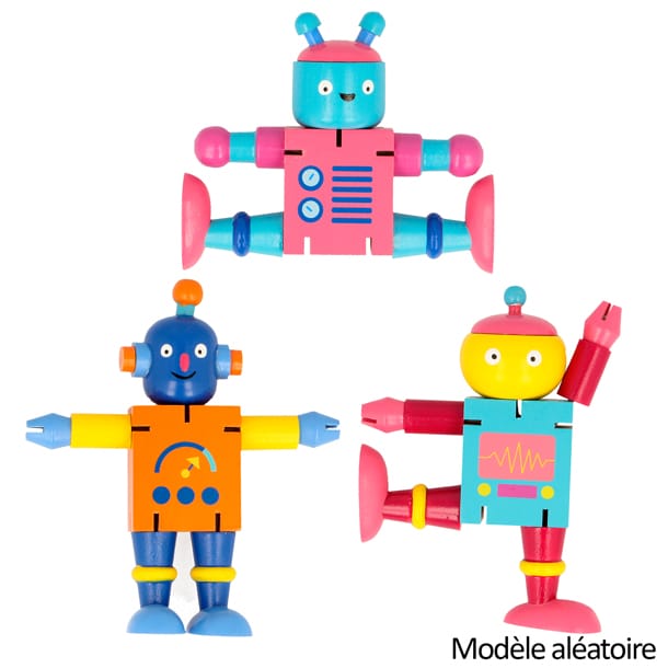 290 idées de Objets bois Robots-personnages