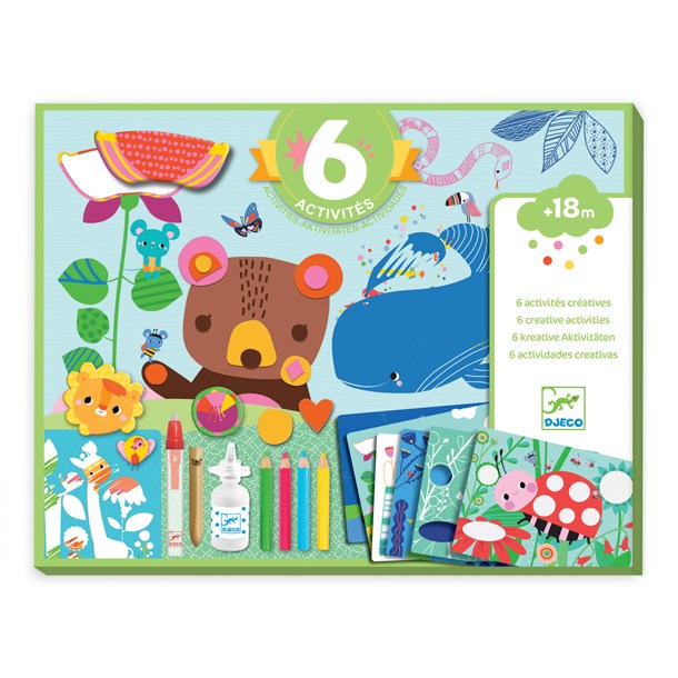 Djeco - Coffret 6 activités créatives
