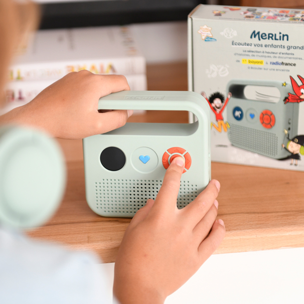Merlin : une nouvelle enceinte conçue pour les enfants par Radio