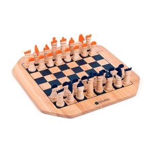 Jeu d'échecs 2 en 1 en bois