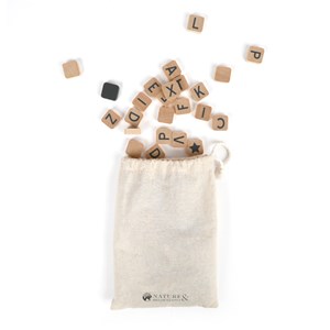 Jeu de mots croisés en bois