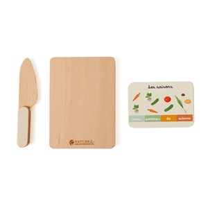 Légumes en bois à découper