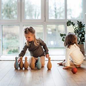 Jeu de quilles en liège