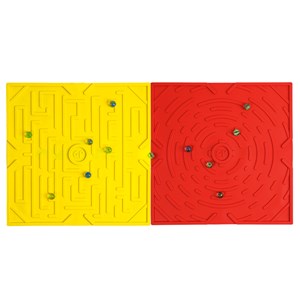 Tapis de jeu pour billes Game Plak' Jaune