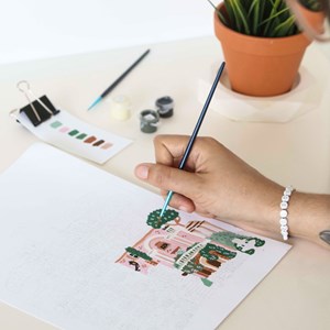 Peinture au numéro Rome