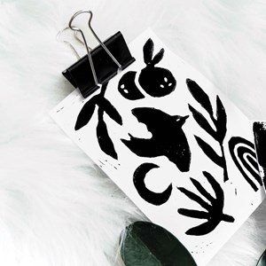 Kit mes cartes en linogravure