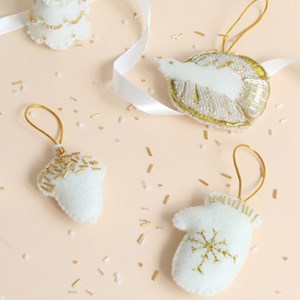 Kit décorations de Noël en feutrine