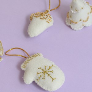 Kit décorations de Noël en feutrine