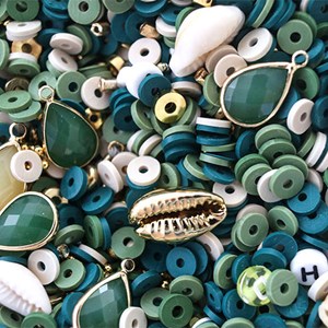 Mélange de perles heishi Mandalay