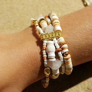 Mélange de perles heishi Abou Dabi