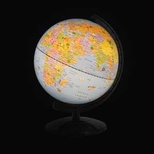 Globe lumineux animaux et peuples