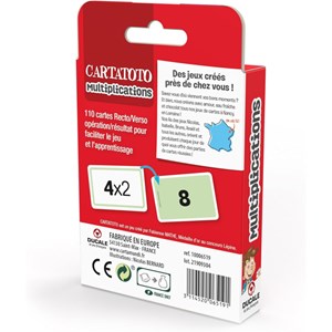 Jeu Cartatoto multiplications