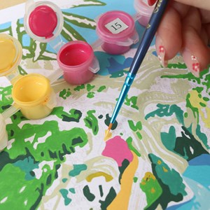 Peinture au numéro Les Gorges du Verdon