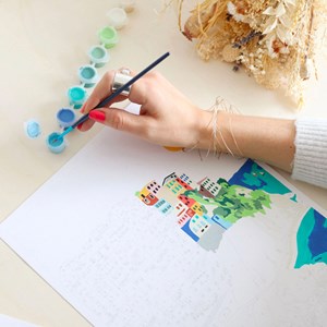 Peinture au numéro Cinque Terre