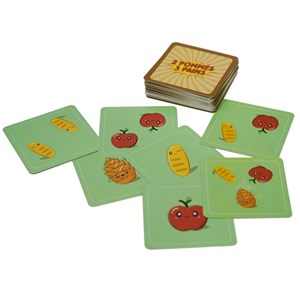 Jeu d'annonce 2 pommes et 3 pains