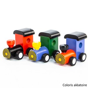 Mini train à vapeur en bois
