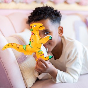 Dinosaures gonflables à colorier