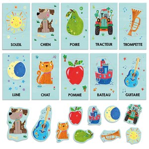 Jeu éducatif Baby Flashcards Montessori