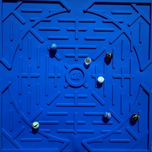 Tapis de jeu pour billes Game Plak' Bleu