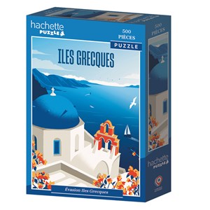 Puzzle 500 pièces Évasion Iles Grecques
