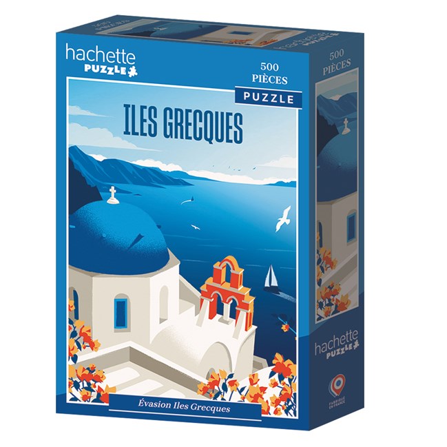 Puzzle 500 pièces Évasion Iles Grecques