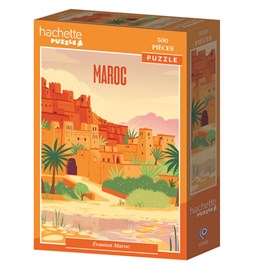 Puzzle 500 pièces Évasion Maroc