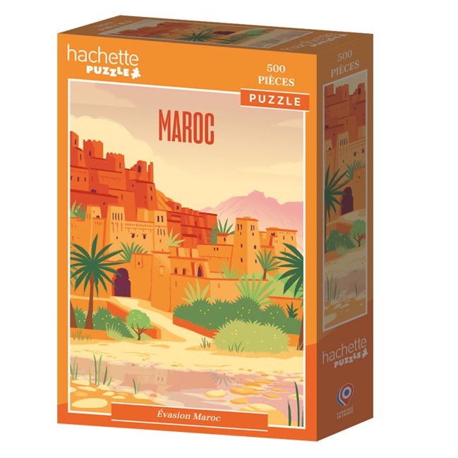 Puzzle 500 pièces Évasion Maroc