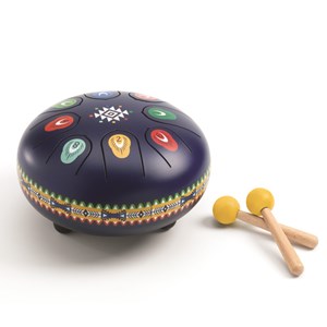 Tongue drum tambour en métal pour enfant Djeco