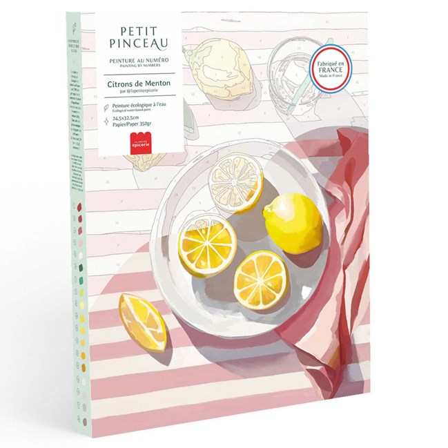 Peinture au numéro Citrons