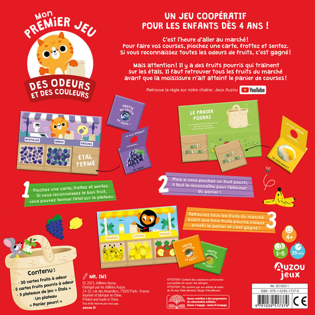 Mon premier jeu des odeurs (Éditions Auzou) - Image 1