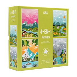 Puzzle 4 paysages 1000 pièces