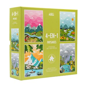 Puzzle 4 paysages 1000 pièces