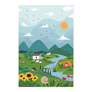 Puzzle 4 paysages 1000 pièces