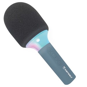 Micro karaoké lumineux sans fil Kidywolf Bleu