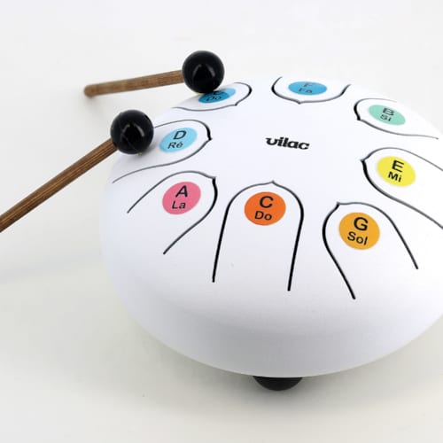 Vilac - Tongue drum tambour en métal pour enfant Vilac