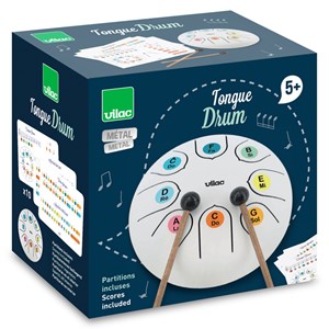 Tongue drum tambour en métal pour enfant Vilac