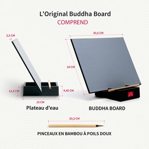 Buddha Board Original tablette de peintures éphémères