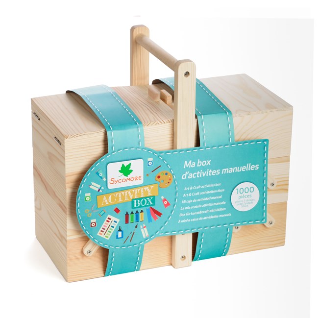 Coffret de loisirs créatifs enfants 1000 pièces