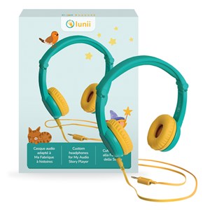 Casque audio compatible Ma Fabrique à histoires et FLAM Lunii Vert