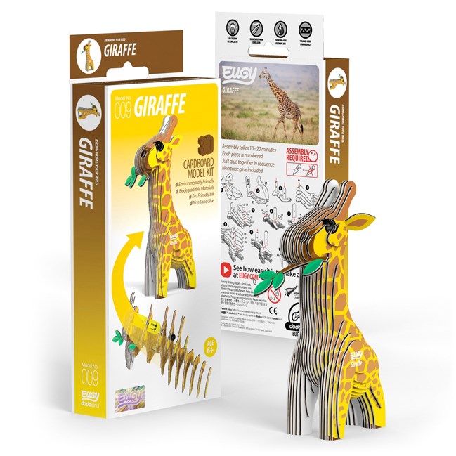 Maquette 3D animaux en carton Eugy