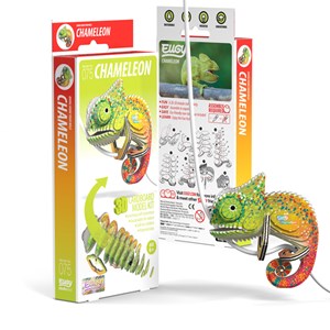 Maquette 3D animaux en carton Eugy Caméléon