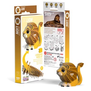 Maquette 3D animaux en carton Eugy Lion
