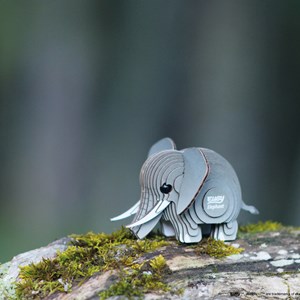 Maquette 3D animaux en carton Eugy Eléphant