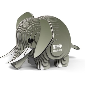 Maquette 3D animaux en carton Eugy Eléphant