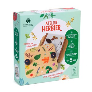 Atelier création d'un herbier avec presse à fleurs